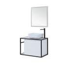 Комплект мебели AQUANET Nova Lite Loft 75 R белый глянец