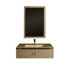 Комплект мебели ARMADI ART Lucido 100 Светлое золото, фурнитура хром